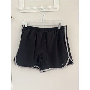 Women’s Large Paiva Athletic Shorts (Black & White)